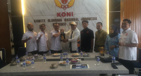 Bidik PON 2032, KONI Lampung Minta Dukungan KONI Jambi